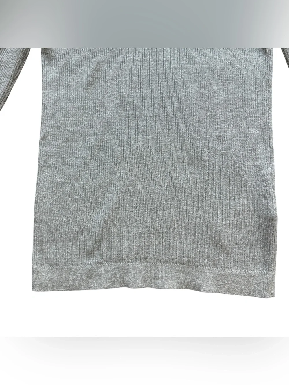 Tory Burch Oatmeal Wool Linen Sweater Tunic Peter Pan Collar XS 3/4 Sleeve
